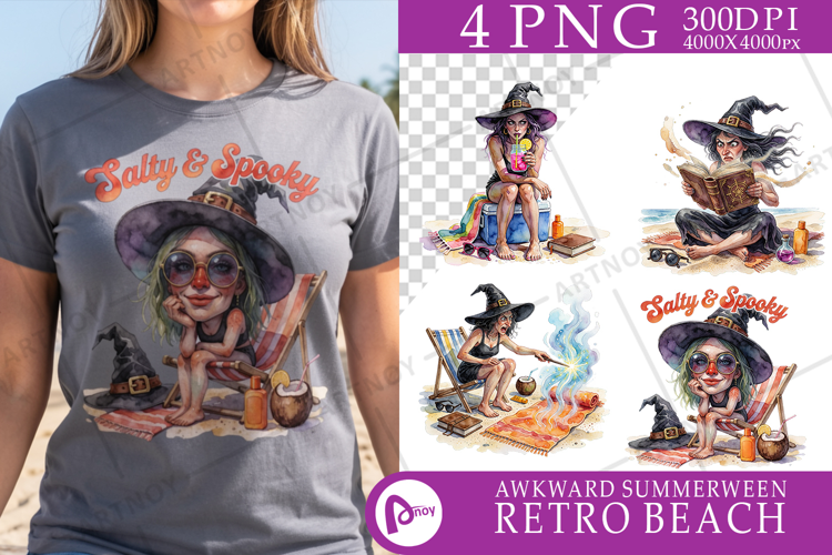 Sassy Witch Beach Sublimation