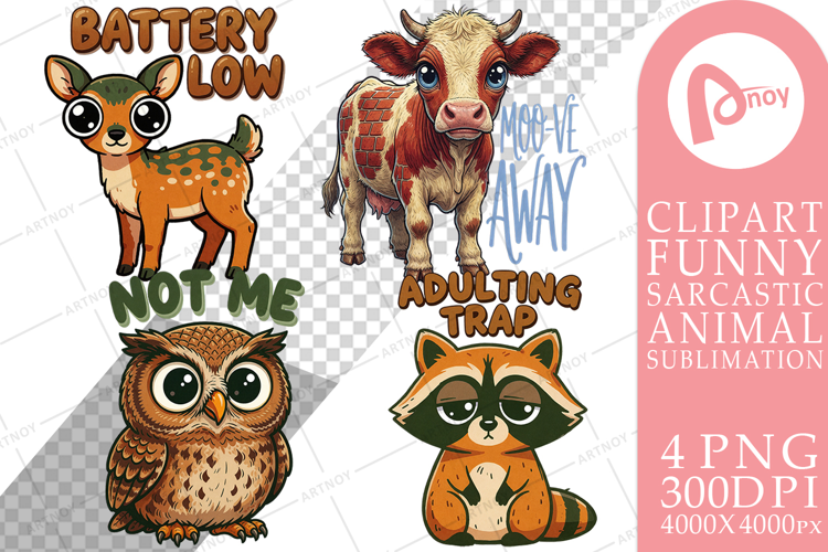 Sassy Woodland Critters Sublimation