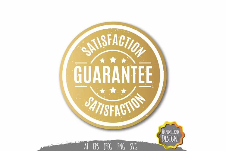 Satisfaction and Guarantee SVG