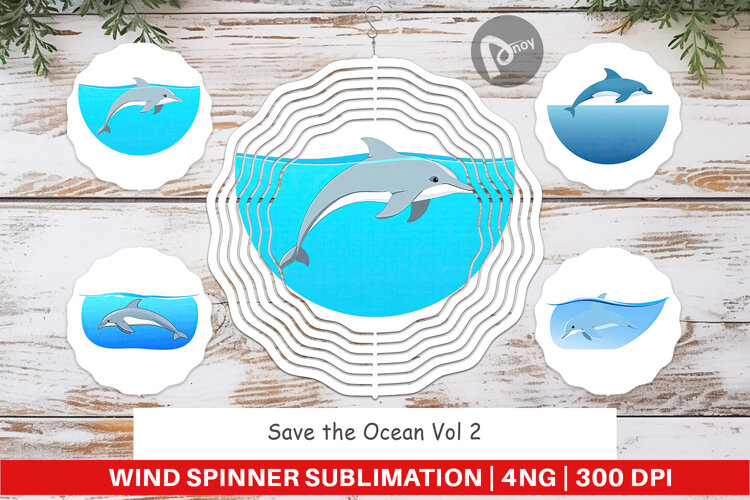 Wind Spinner Save the Ocean example image 1