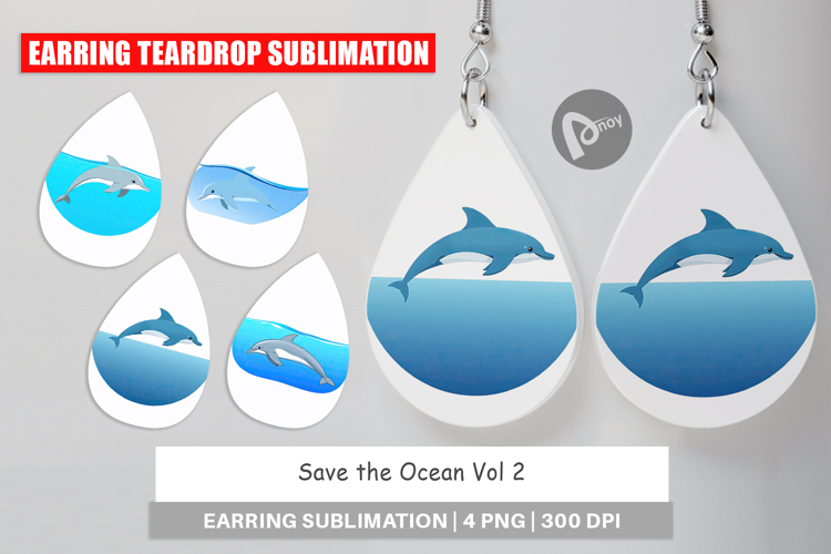 Earring Save the Ocean