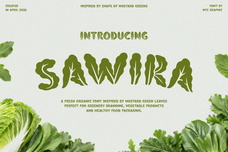 Sawira Organic Display Font
