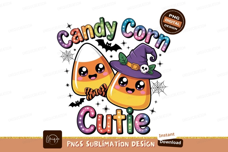 Candy Corn Cuties Halloween cute spooky