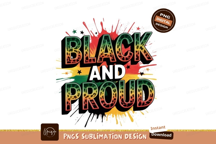 Black Proud Panther Pattern leopard