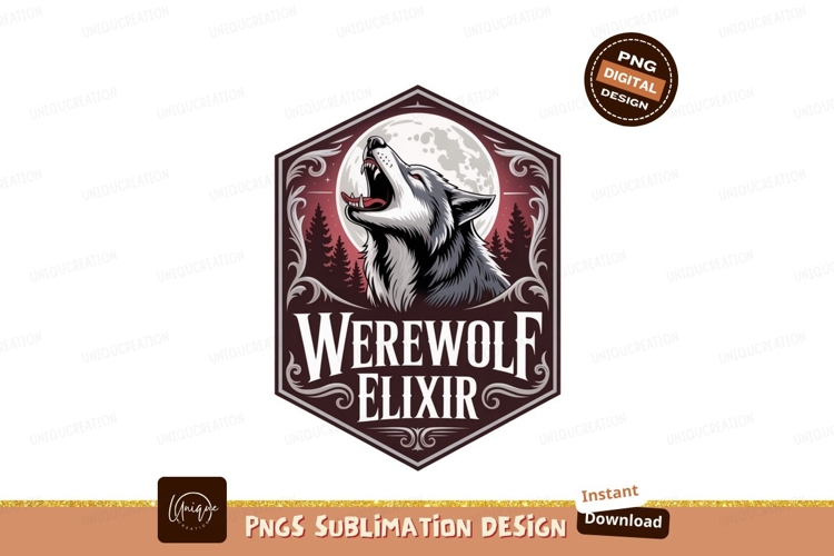 Howling Wolf Clipart Image 14
