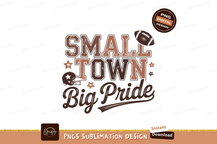 Small Town Big Pride Football image