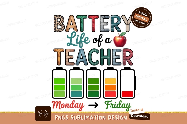 Battery Life Teacher Apple monday