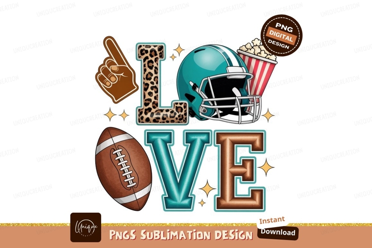Football fan love helmet popcorn