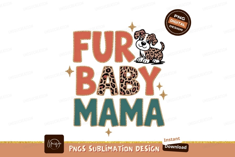 Fur Baby Mama Leopard Print image