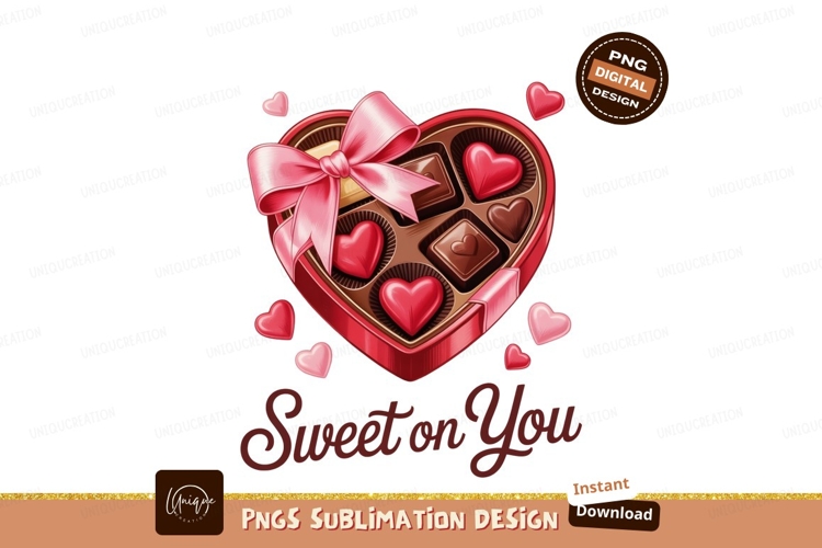 Heart shaped chocolates with pink bow hearts sweet