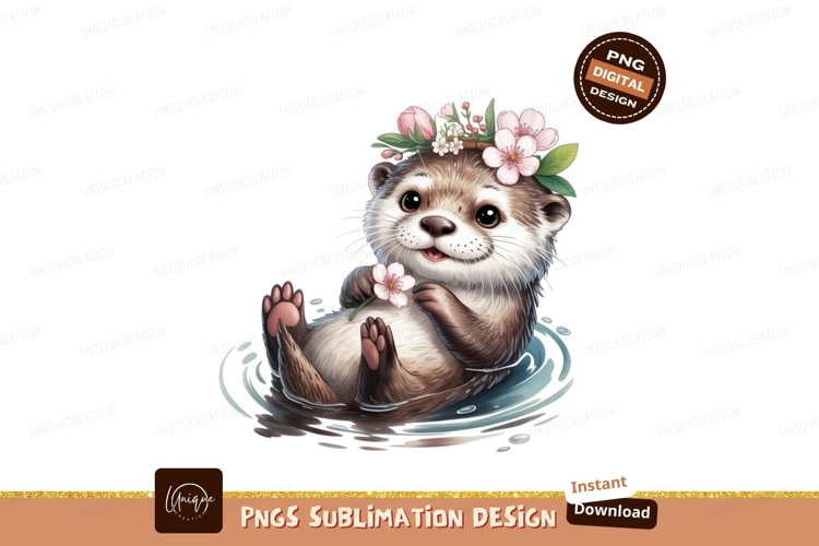 Otter Clipart Image 8
