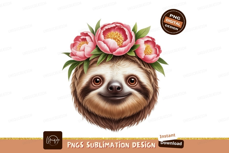 Sloth Clipart Image 21