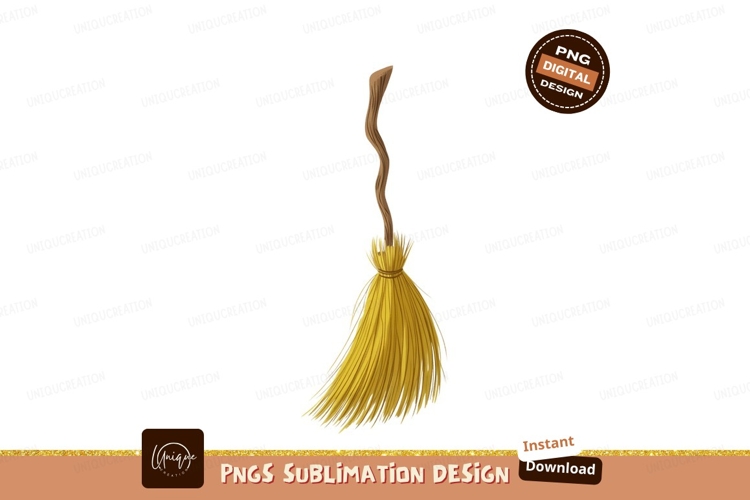 Witch Broom Clipart Image 6