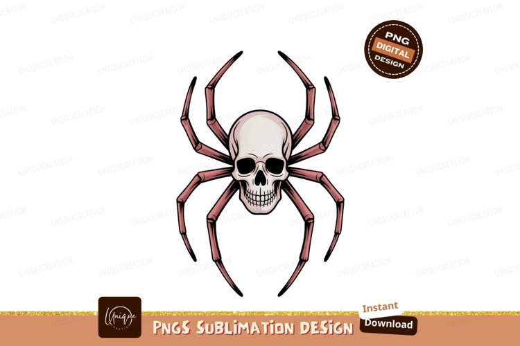 Skull spider creature arachnid horror