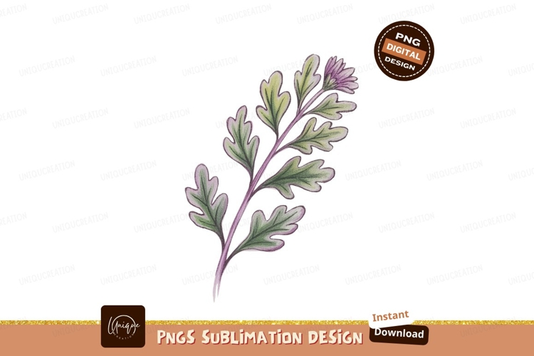 Purple Flower Clipart Image 9