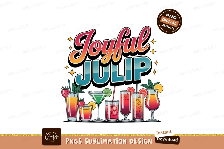 Festive colorful cocktails with fruit and text drinks