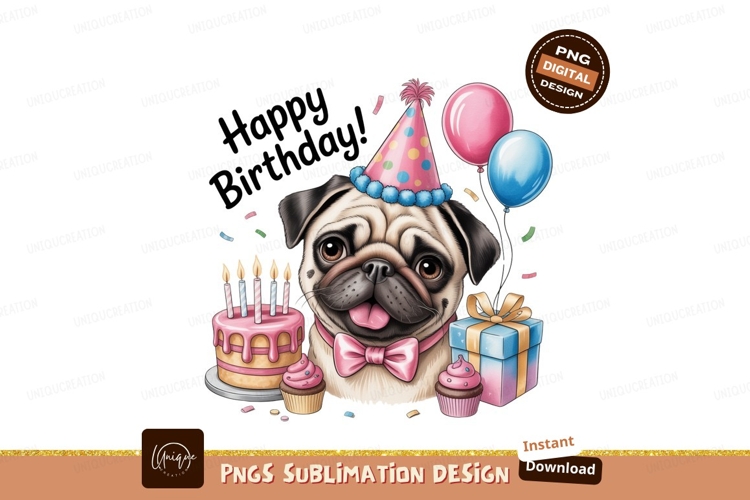Pug Clipart Image 11