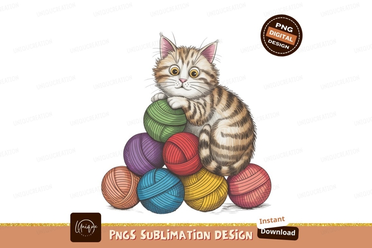 Yarn Ball Clipart Image 23