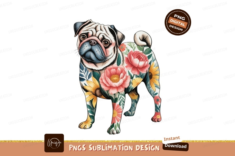 Pug Clipart Image 4