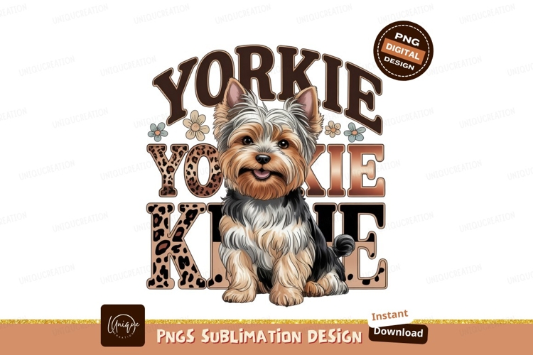 Yorkie Clipart Image 2