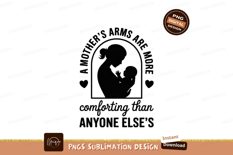 Mother holding baby silhouette love family