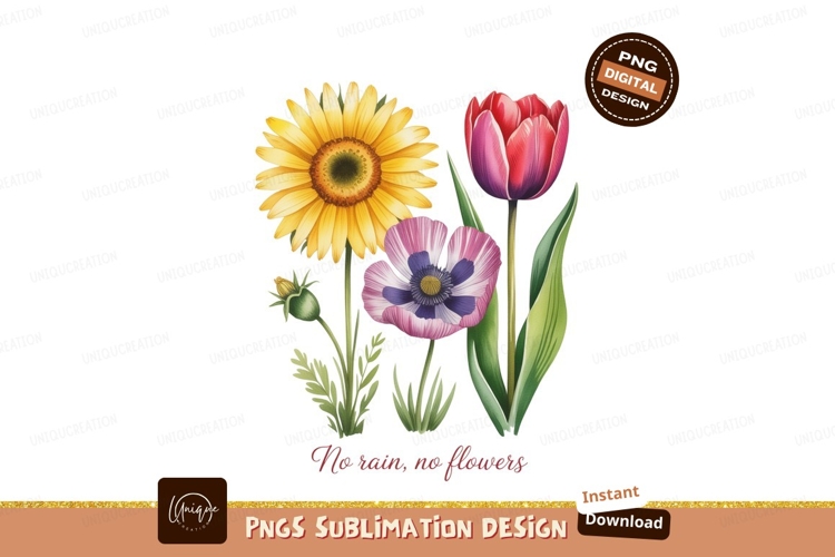 Purple Flower Clipart Image 24