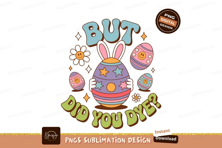 Retro Easter Eggs Bunny Flowers image