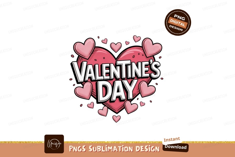 Pink Hearts Clipart Image 8