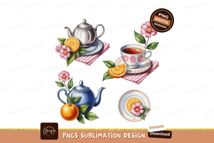 Teapot Clipart Image 6