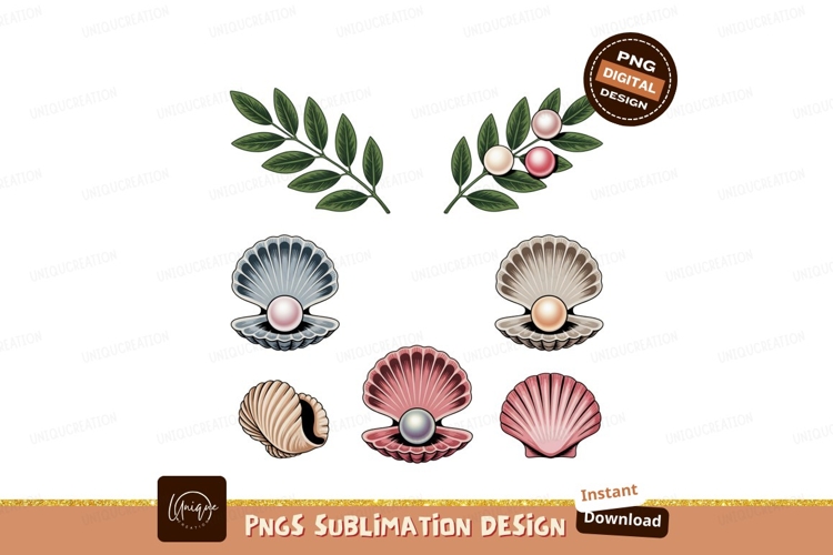 Seashells Clipart Image 13