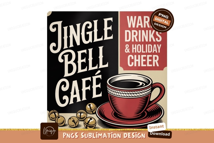 Jingle Bell Cafe Warm Drinks Holiday Cheer image