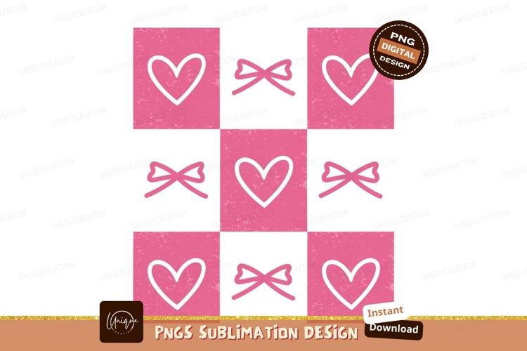 Pink Hearts Clipart Image 14