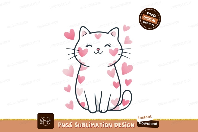 Pink Hearts Clipart Image 2