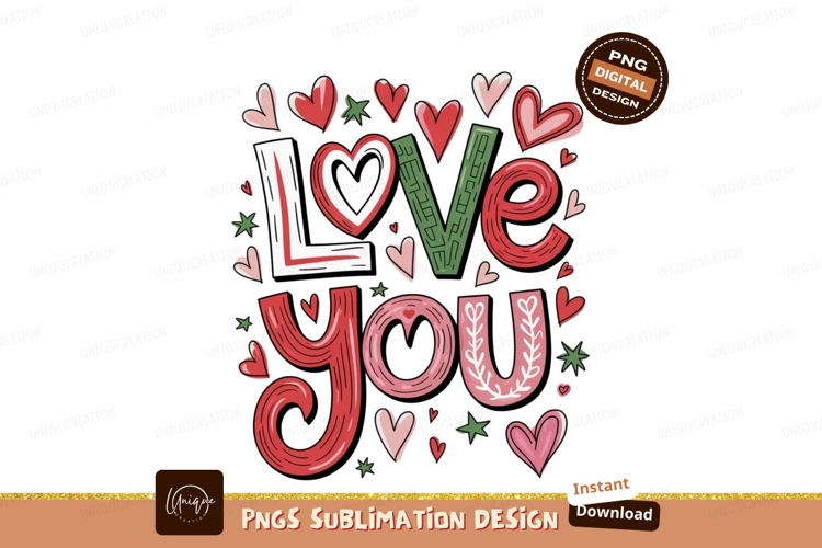 Pink Hearts Clipart Image 3