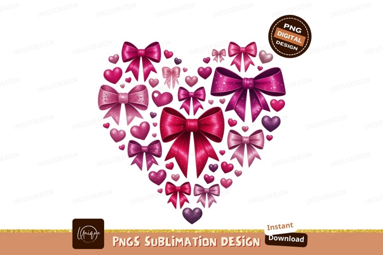 Pink Hearts Clipart Image 8