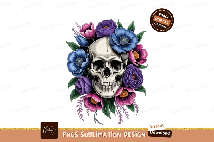 Blue Flowers Clipart Image 8