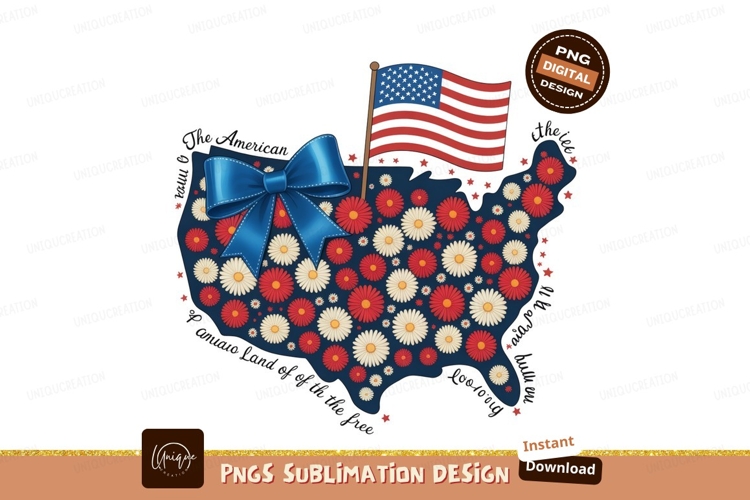American Flag Clipart Image 2
