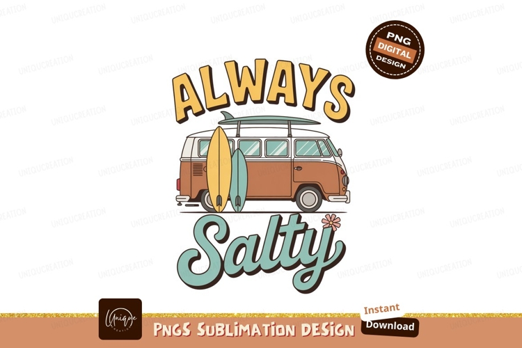 Retro van surfboards beach vacation image