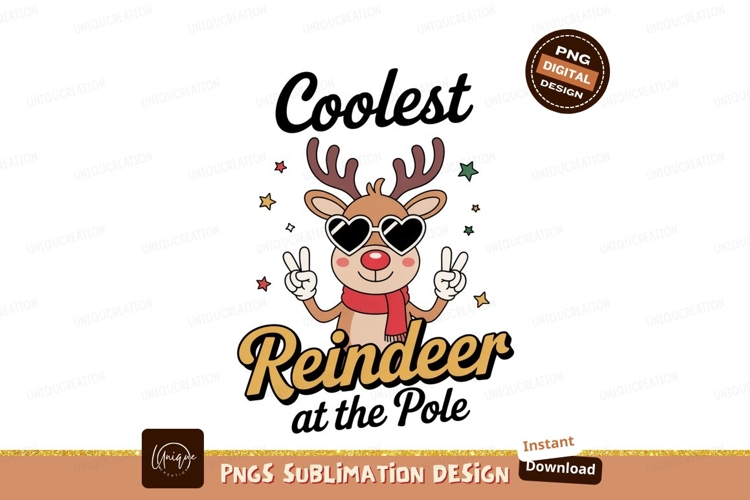Reindeer Clipart Image 4
