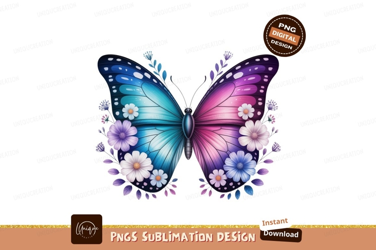 Pink Butterfly Clipart Image 19