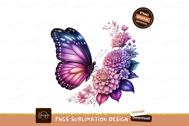 Pink Butterfly Clipart Image 14