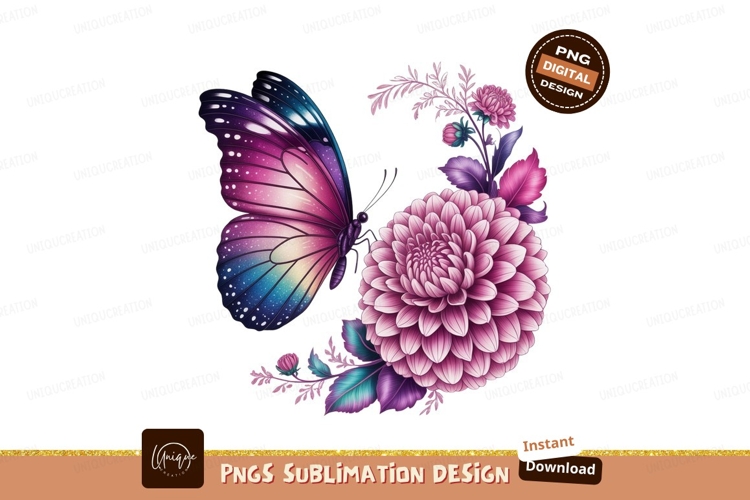 Pink Butterfly Clipart Image 13