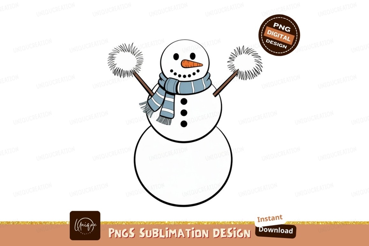 Snowman Clipart Image 16