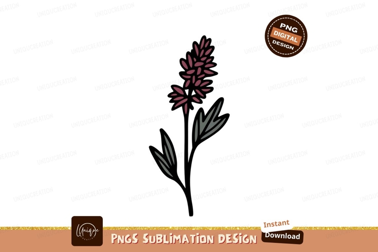 Purple Flower Clipart Image 14