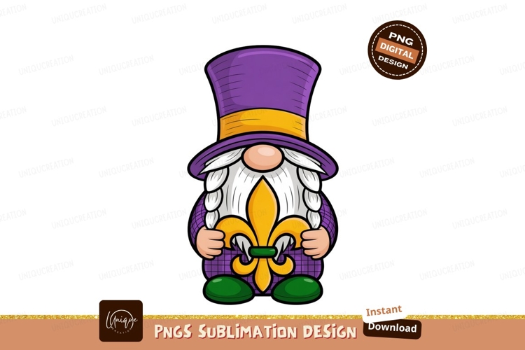 Striped hat flower dress braids gnome stripes