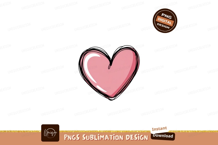 Outline Heart Clipart Image 16