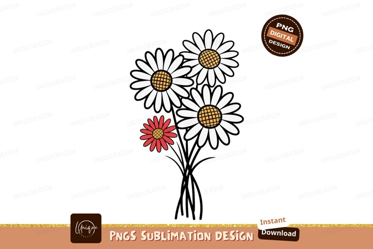 Black And White Flowers Clipart Image 17