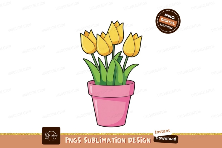 Tulips Clipart Image 17
