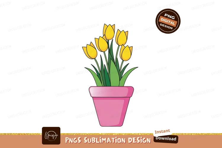 Tulips Clipart Image 16