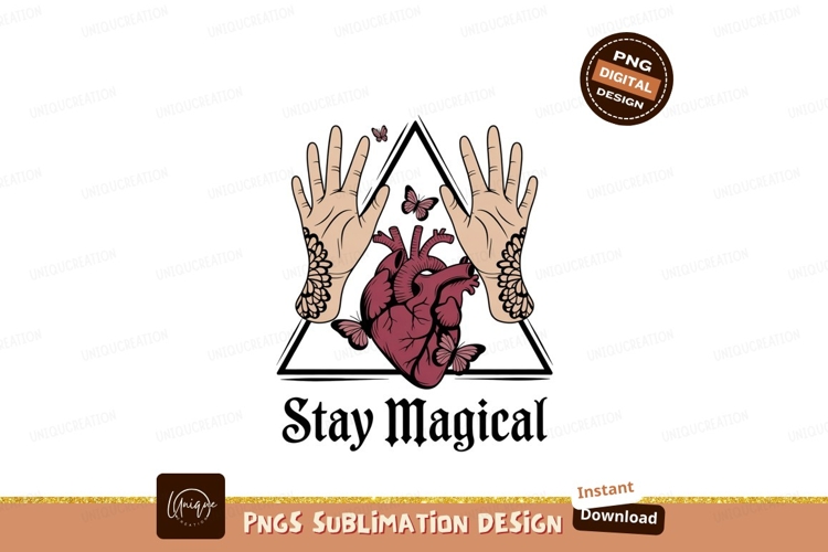 Human heart with hands and butterflies anatomy